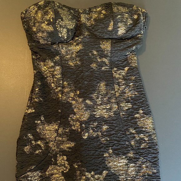 Black and Gold Dress - Picture 1 of 5